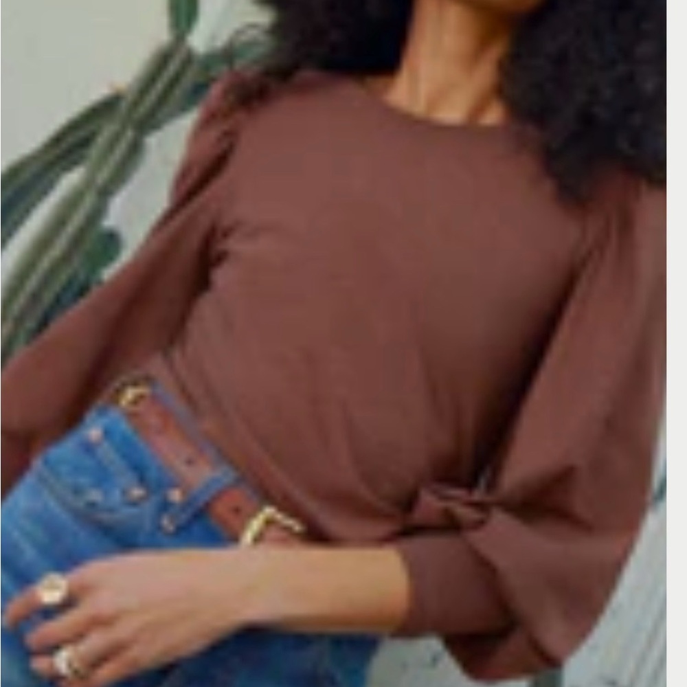 Nation LTD Loren Tee in Brown Women's M